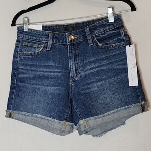 NWT Joe's Jeans 4.5" Cuffed medium wash denim shorts Women's size 26